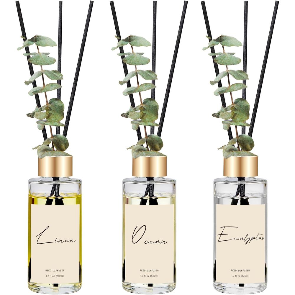 Home Fragrance Linen - 유칼립투스, 린넨 & 오션 향 오일