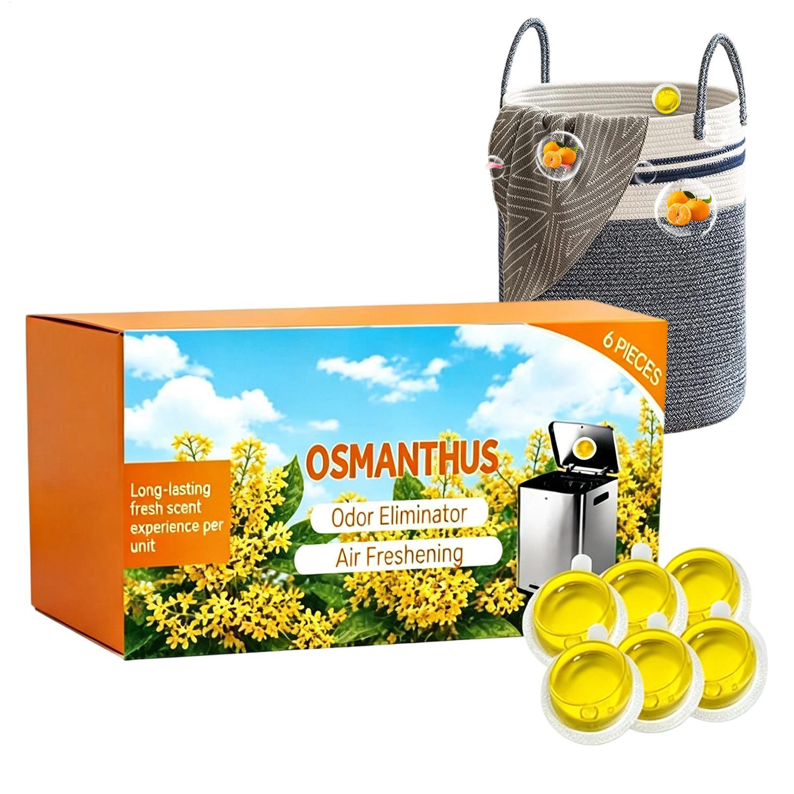 Home Fragrance Set - 6개/세트 오래 지속되는 향기로운 쓰레기통 방향제,