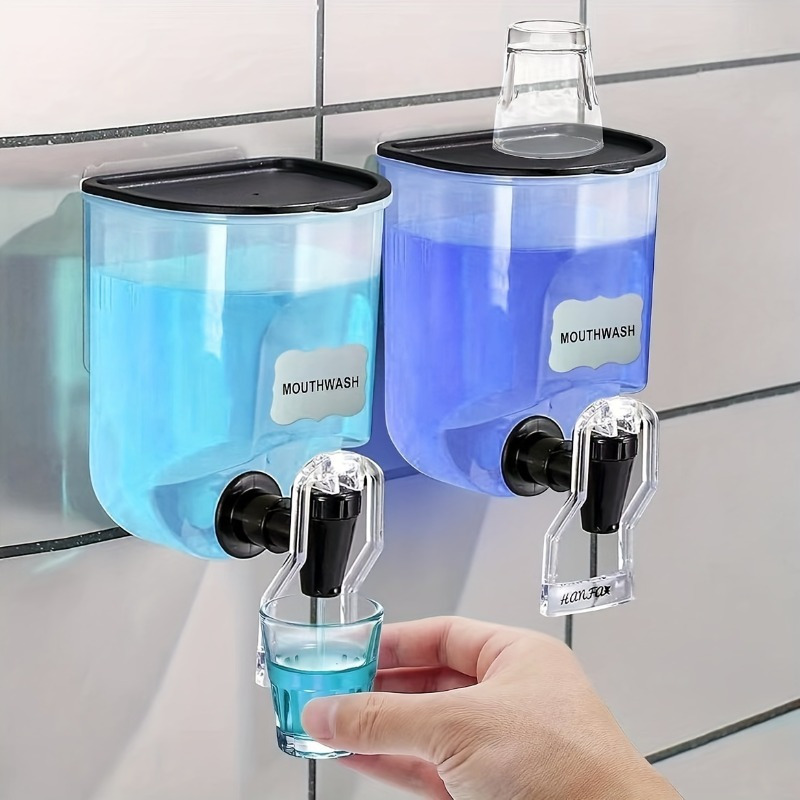 Home Fragrance Bottle - 2PCS 600ml 구강 세정제 디스펜서 욕실