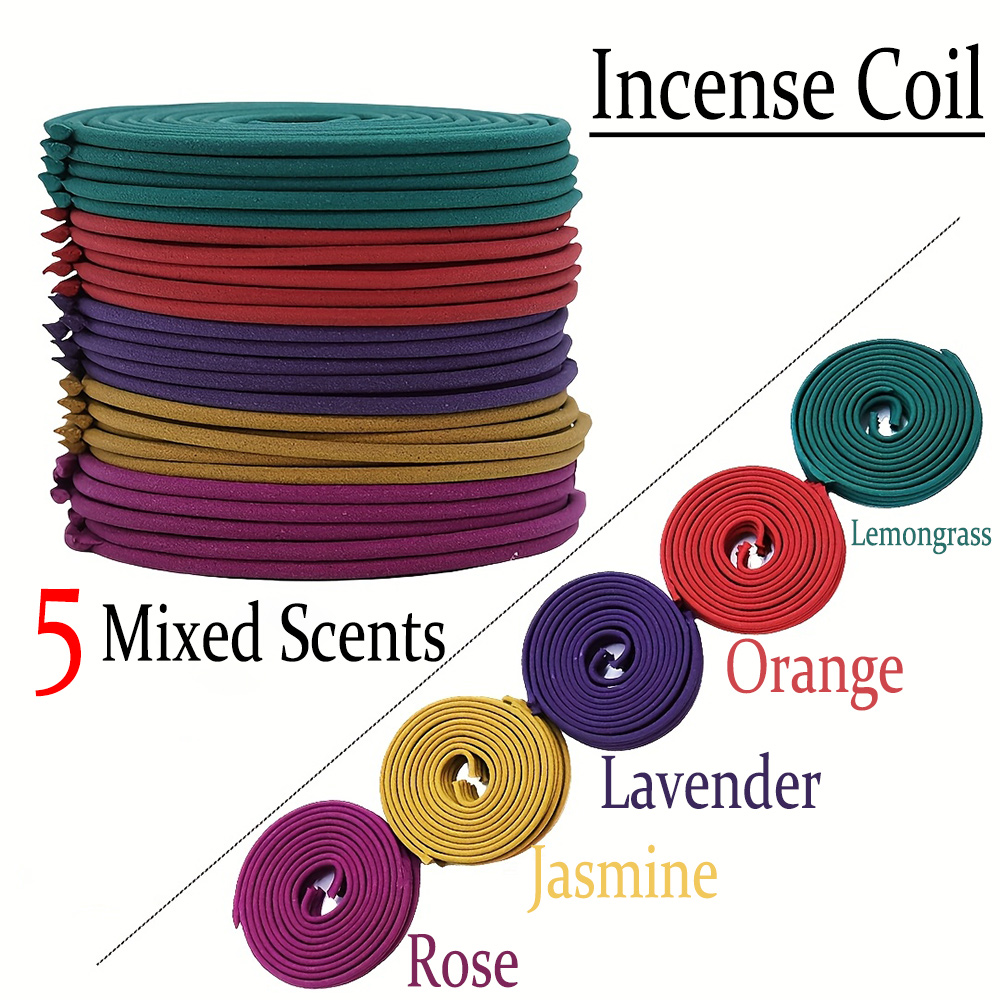 Home Fragrance Set - 고품질 클래식 나선형 향 혼합 세트,