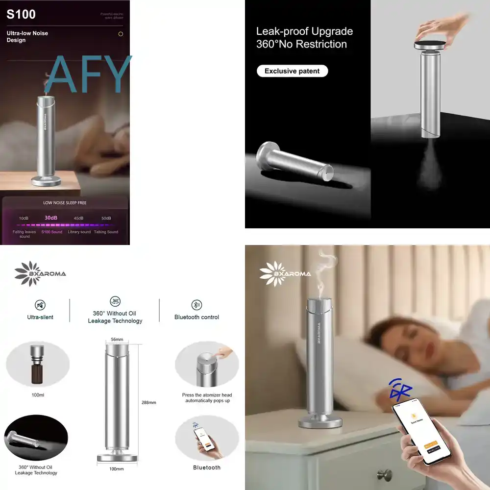 실버 아로마테라피 에센셜 오일 디퓨저 (가정, 사무실, - Home Fragrance Market 리뷰 및 가격