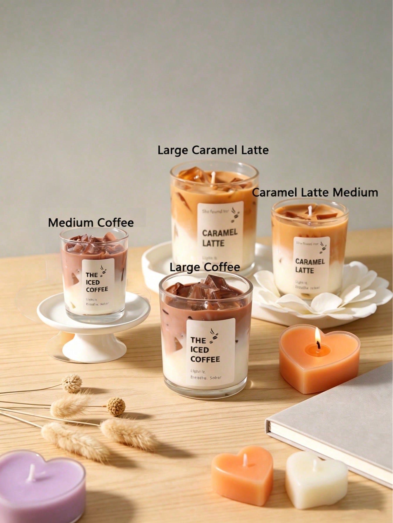 1/2개입 신제품 젤리 향초 (말차/아이스 커피, 은은 - Home Fragrance Fillers 리뷰 및 가격