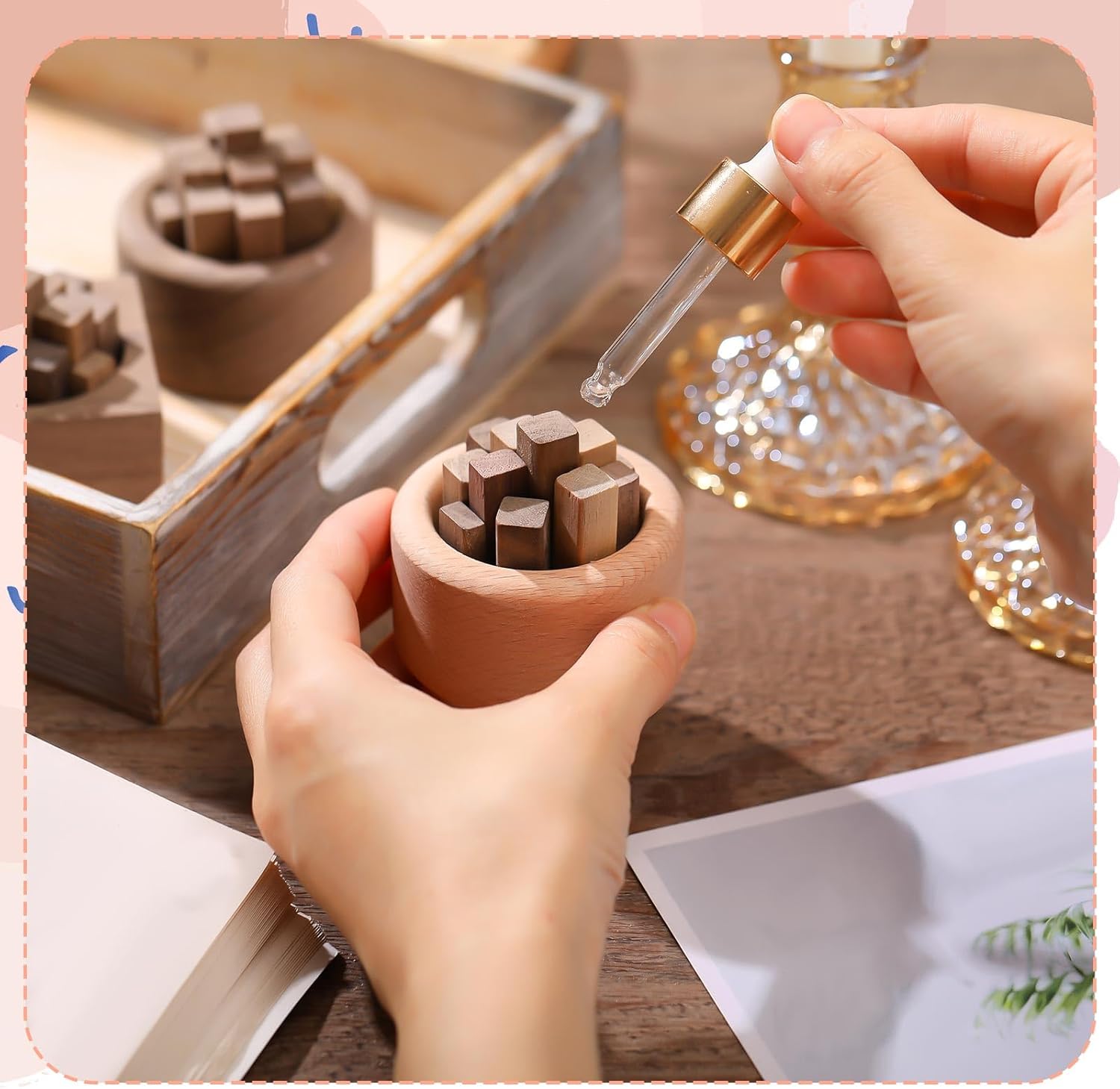 1/3개입 나무 에센셜 오일 디퓨저 세트 에센셜 오일  - Home Fragrance Set 리뷰 및 가격