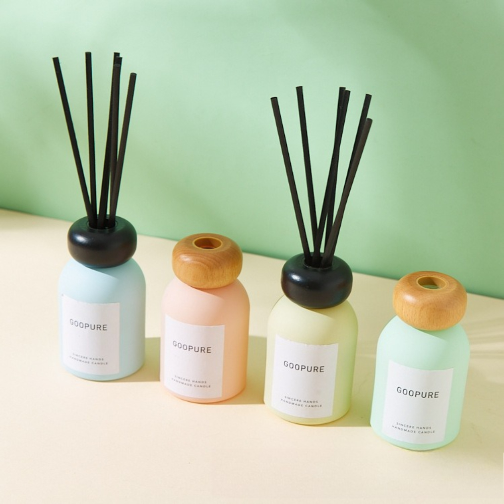 다채로운 아로마테라피 병 무화염 라탄 건조 꽃향기 빈  - Home Fragrance Bottle 리뷰 및 가격